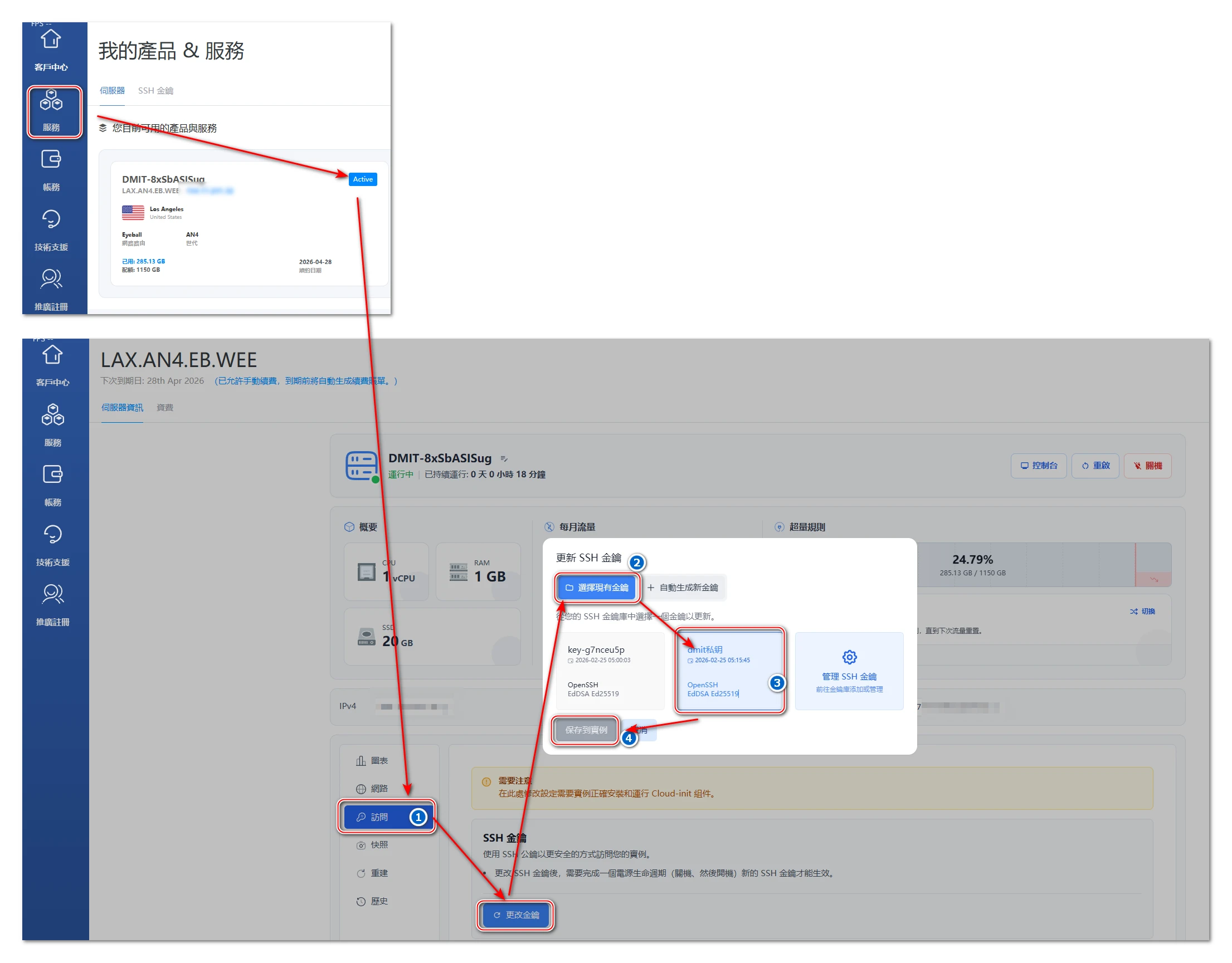 我要赚-dmit如何使用密钥连接VPS